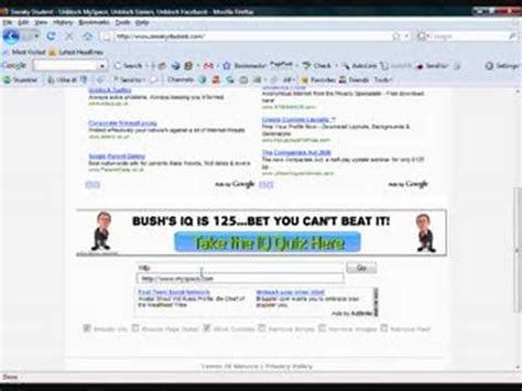 unblock myspace|How to Unblock MySpace (or any other site) at school .